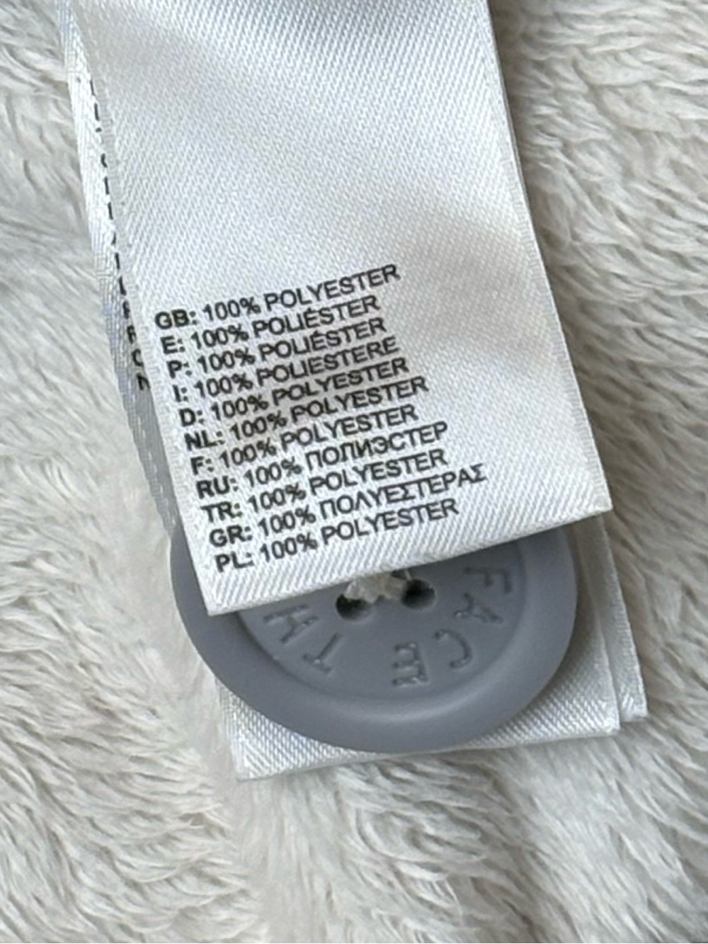 The North Face Women’s M Gray Sherpa Lined Fleece Jacket High Collar Full Zip - Picture 6 of 10